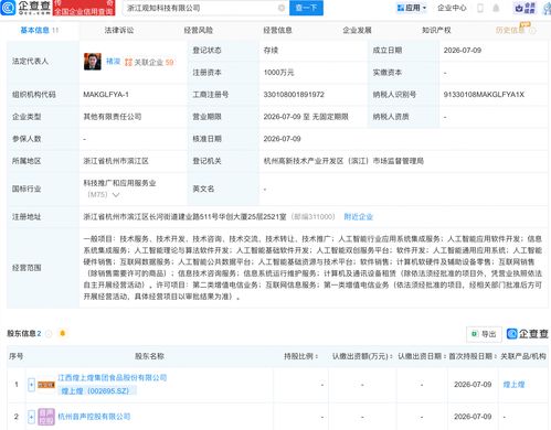 煌上煌成立科技公司，加碼人工智能基礎(chǔ)軟件開(kāi)發(fā)業(yè)務(wù)